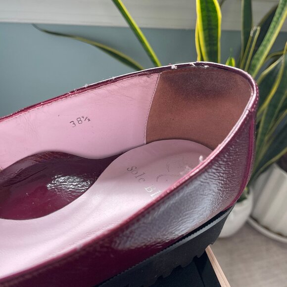 Sole Bliss | Terri Burgundy Loafer | Size 38.5 - Picture 5 of 5